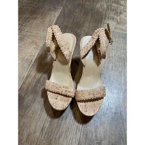 Vero Cuoio Sporto by Gold Seal Heels Slides Mules Made in Italy Sz 7.5 N Tan